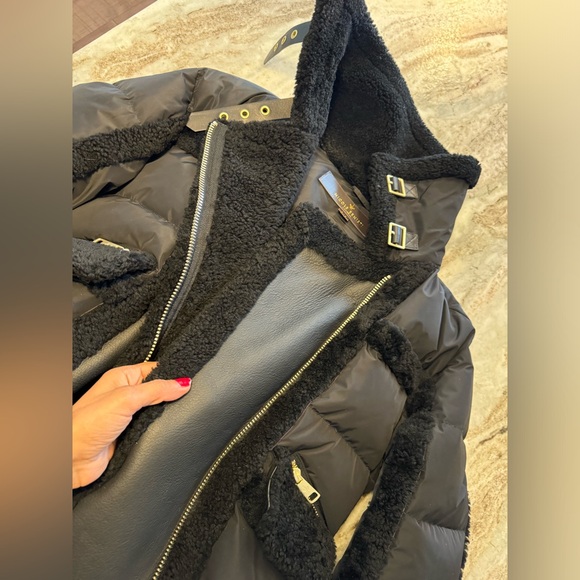 Nicole Benisti Medium Leather Faux Fur Jacket - Picture 5 of 5